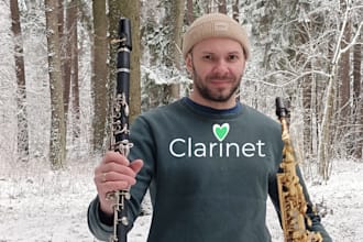 play clarinet  solo classical, jazz or any other