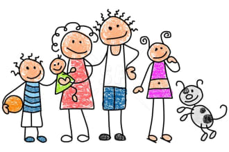 tell you where you can purchase a personalized stick figure family plate