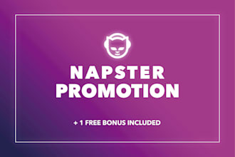 add your songs to our napster playlist for 1 month