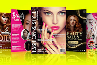 fashion flyer, beauty salon flyer poster price lists