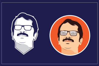 draw minimalist silhouette vector avatar portrait
