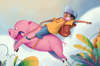 draw cute childrens book illustration for your story