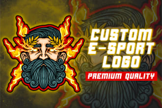 design an amazing esports or mascot logo for twitch