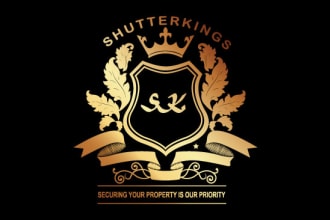 design luxury unique metallic gold and silver versatile logo