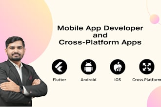 design and develop mobile application on flutter