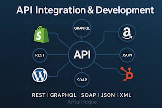 develop and integrate restful apis using json and XML