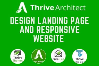 create responsive website using thrive architect thrive theme builder