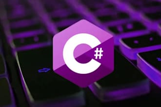 do projects, develop desktop applications in cpp, c sharp