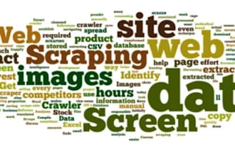 do web scraping, data scraping, data extraction with c sharp, python
