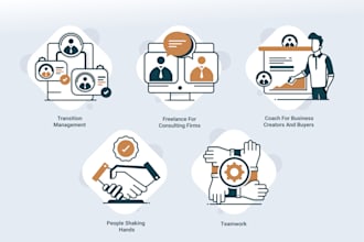 design amazing vector icons for your website