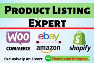 do professional wordpress data entry and products listing