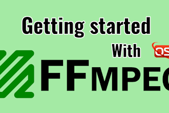 install ffmpeg, overlay watermak generate thumbnail