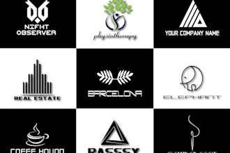 design brand ,business,company and lettering logo