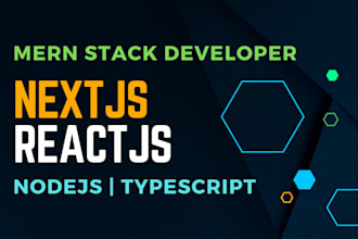 develop website using nextjs, reactjs