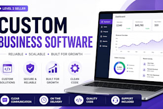built custom business software and saas applications