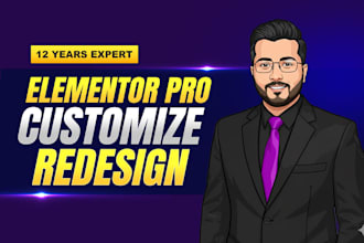rebuild elementor, design avada, astra and redesign divi