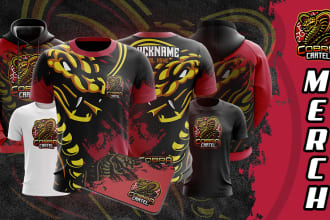 design esports jerseys and merch