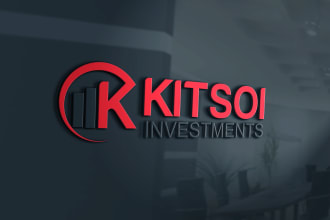 design modern marketing finance consulting logo