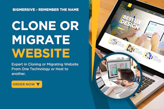 migrate your website from one technology or host to another