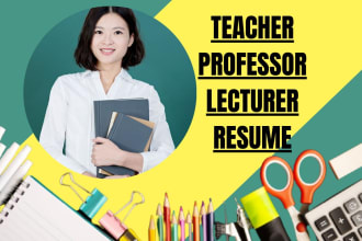 write a job winning teacher resume