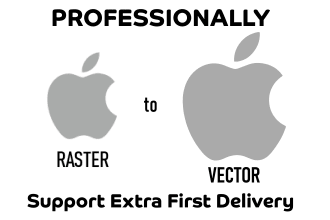 raster to vector professionally vector tracing