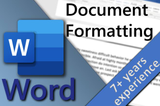 edit and format your microsoft word document