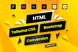 convert figma to wordpress, figma to HTML, CSS, bootstrap, or tailwind CSS