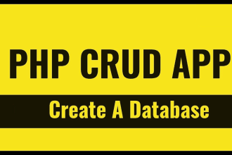 create php crud create,read,update,delete with mysql