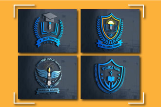 professional and creative education logo design for your school and university