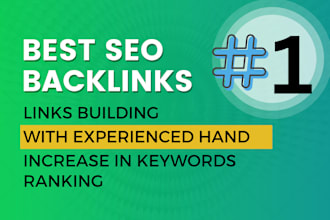 manually create white hat pr9 SEO backlinks, link building service