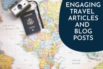 write quality travel articles and posts for your blog