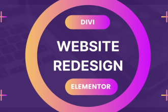 design, redesign, update, edit, copy clone or revamp wordpress website