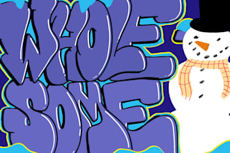 digitally paint your name in graffiti
