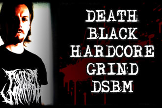 mix your death, black, hardcore, grind or dsbm metal track