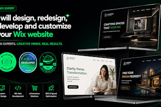 design a wix website, wix velo and wix ecommerce store