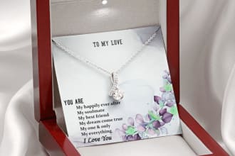 design gearbubble, shineon necklaces,heart pendent for you
