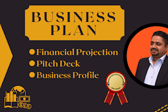 create a business plan with financial projections
