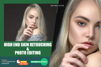 do high end photo editing and retouching