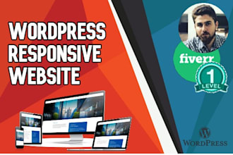 create a responsive wordpress website with elementor or wpbakery