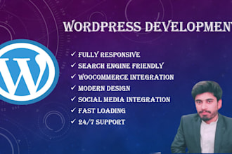 design professional and responsive wordpress website for you