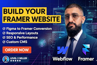 create framer and webflow website design, framer and webflow developer, framer