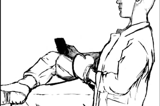 ink draw portraits illustration etc