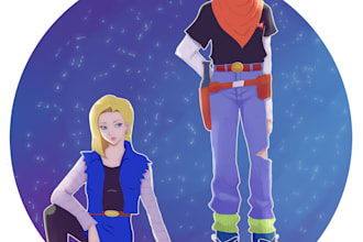 make anime art style drawing