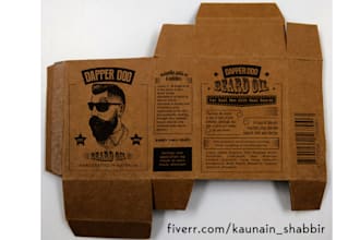 design attractive recycle box packaging for your amazon store