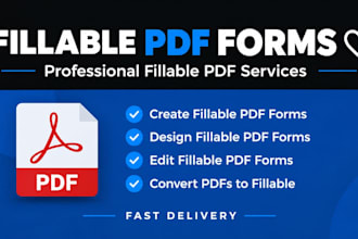 create a fillable pdf form or convert to a fillable pdf form