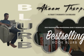 write your bestselling book blurb or description