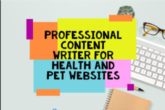 develop SEO optimized pet website content, blog and articles