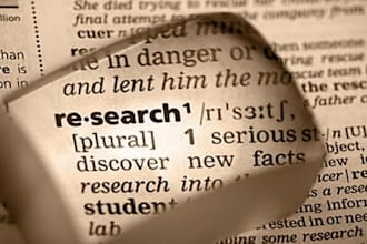 do 2 hours of FAST detailed online research any topic 24h