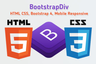 develop HTML5 css3 responsive