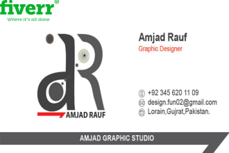 design a unique luxury, caricature business card and stationary